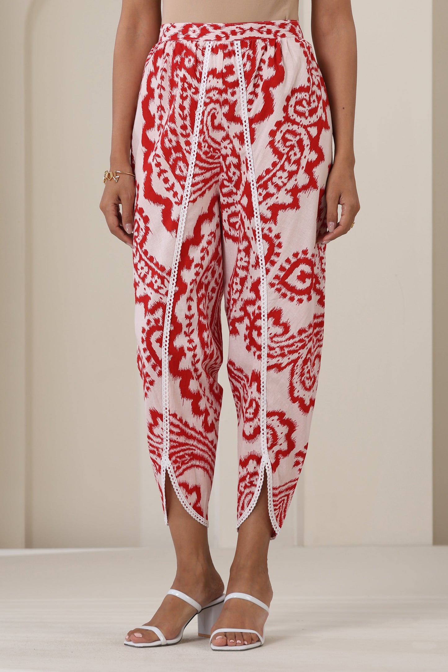 Murraya Red Madison Kurta Set of 2