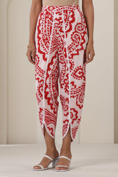 Murraya Red Madison Kurta Set of 2