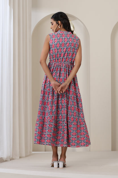 Murraya Sienna Printed Sleeveless Dress