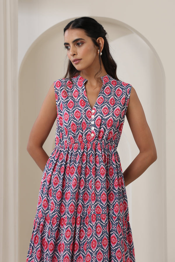 Murraya Sienna Printed Sleeveless Dress