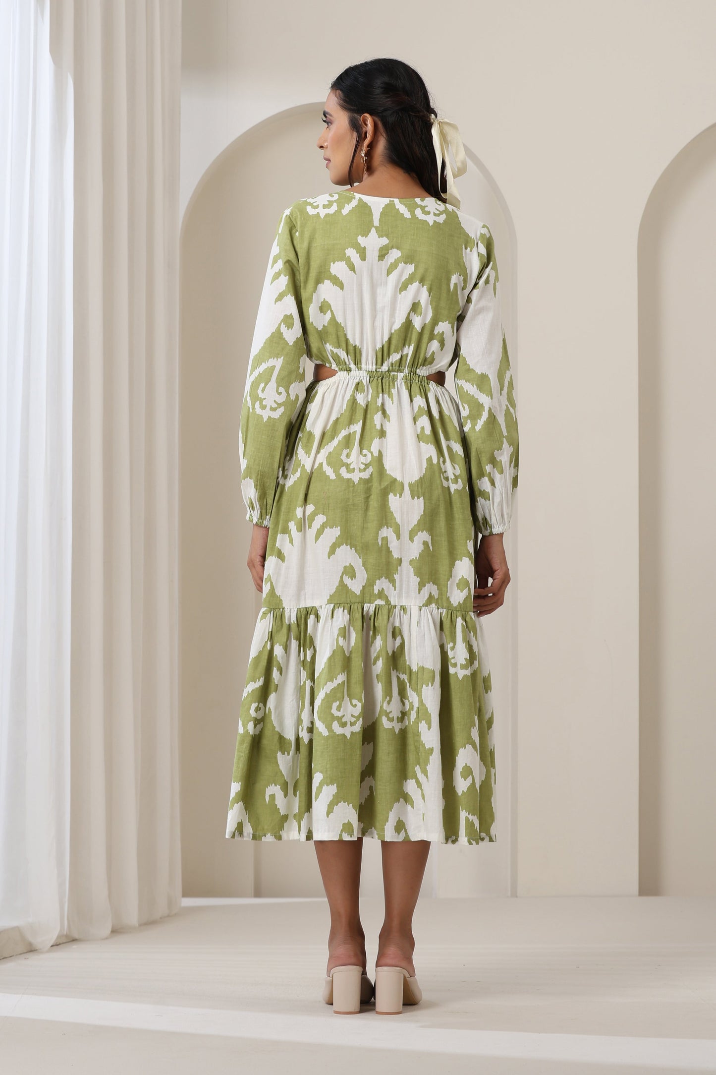 Murraya Hannah Green Midi Dress