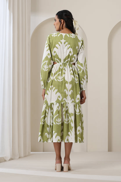 Murraya Hannah Green Midi Dress