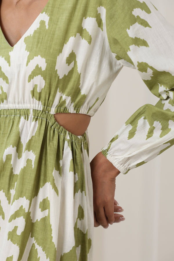 Murraya Hannah Green Midi Dress