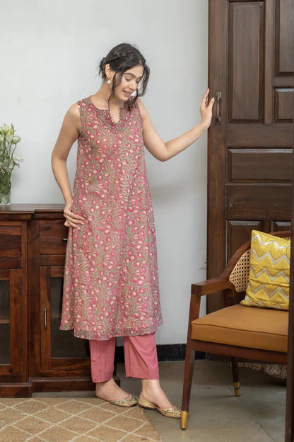 Mayra Chanderi Kurta Set