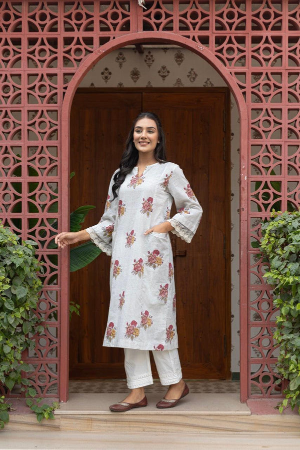 Poet Floral Kurta Set