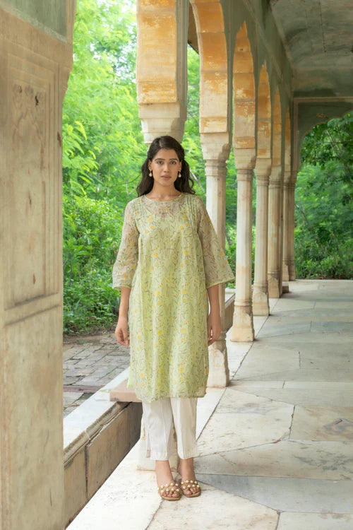 Eva Chanderi Kurta Only