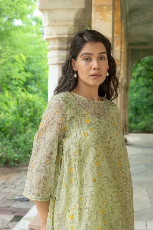 Eva Chanderi Kurta Only