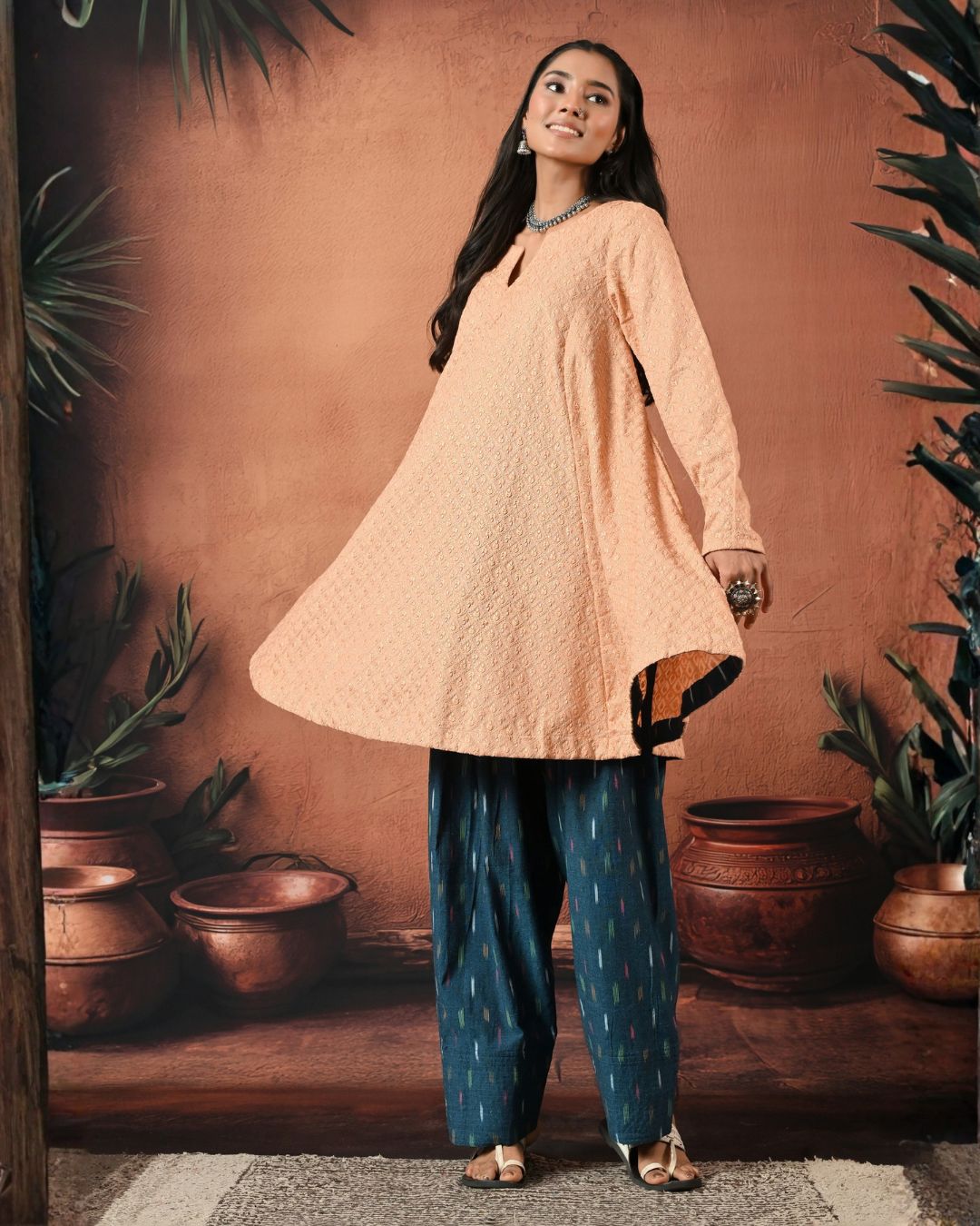 Layla Kalidaar Farshi Co-Ord Set Bo