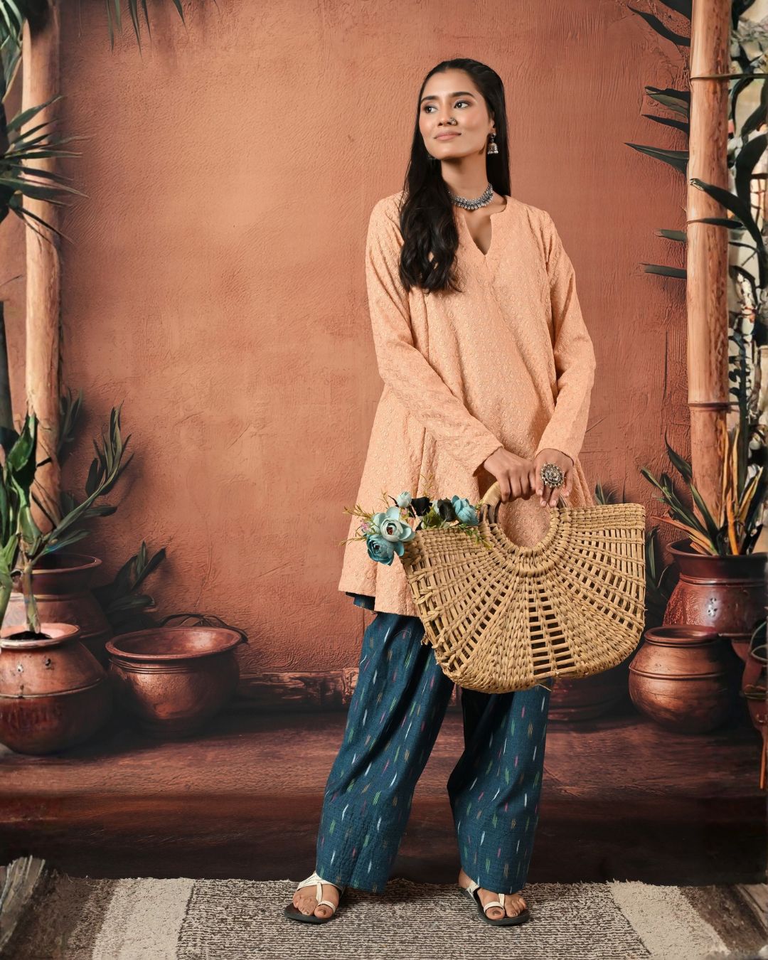 Layla Kalidaar Farshi Co-Ord Set Bo