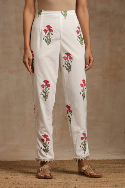 Murraya Pink Poppy Kurta Set of 3