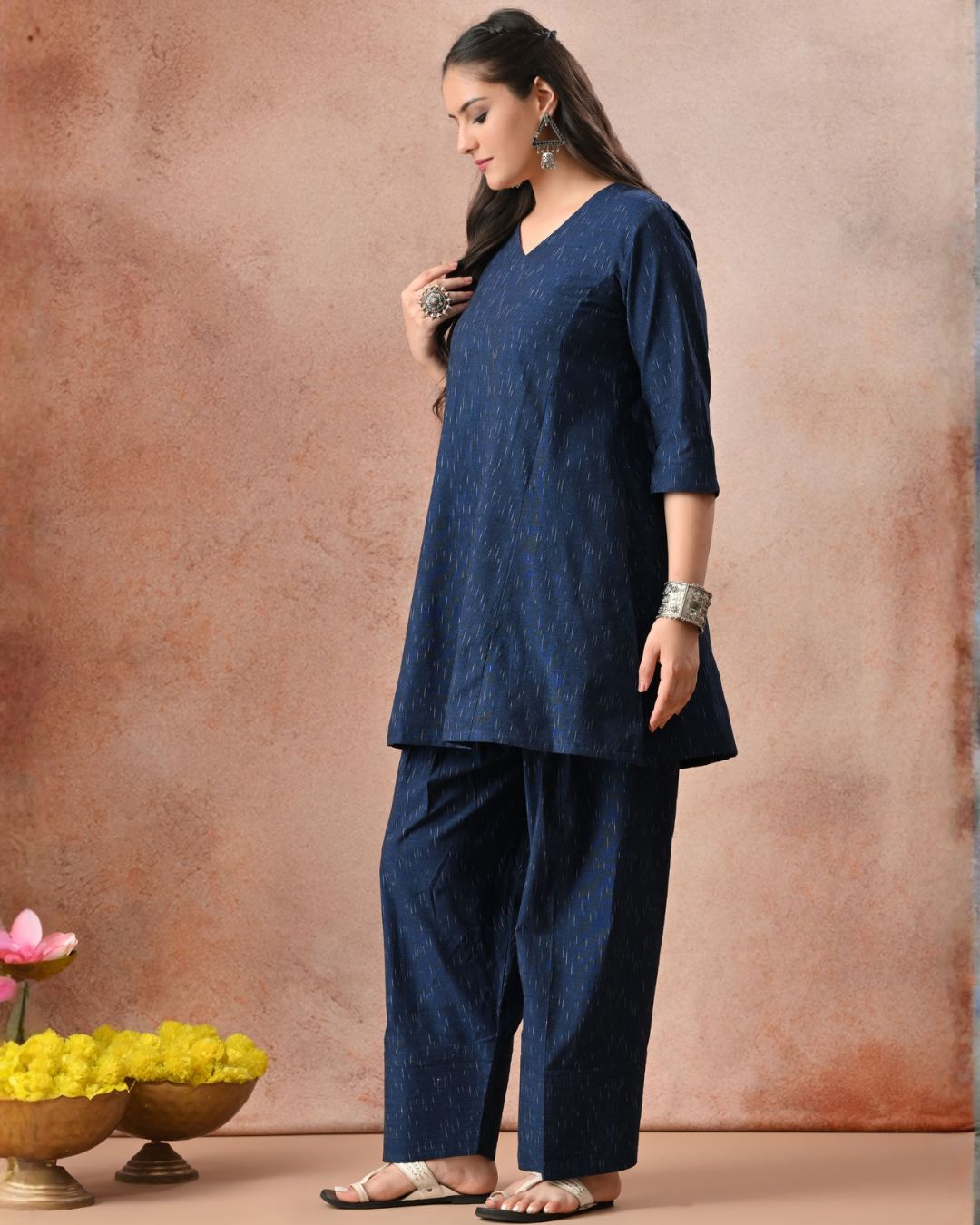 Noor Ikat Farshi Co-ord Set