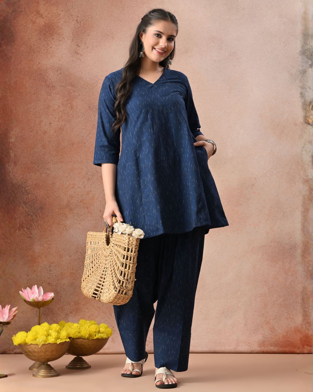 Noor Ikat Farshi Co-ord Set