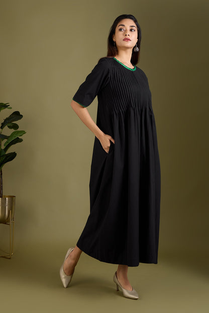 black Pure cotton jumpsuit