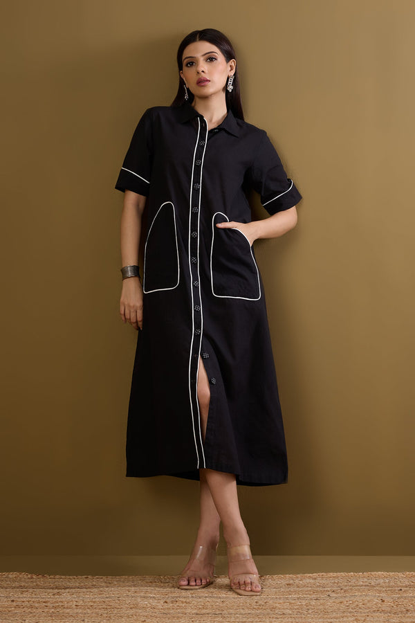 midi dresses with pockets and sleeves
