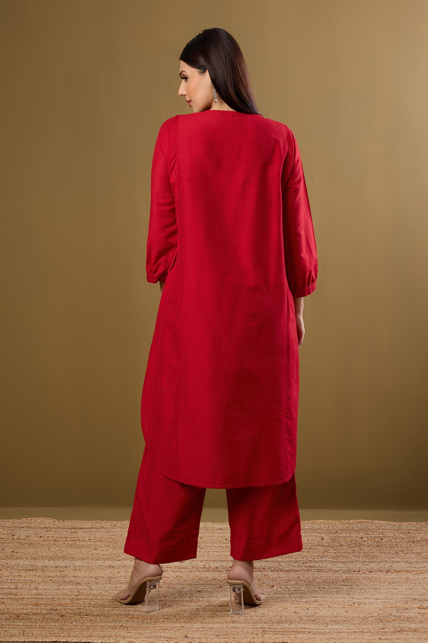 Maati Craft Co-ord Set Sangria Mood & Luxe Threads (Set of 2)
