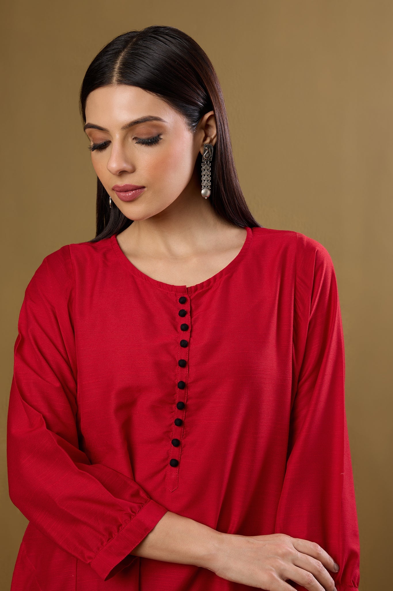 Maati Craft Co-ord Set Sangria Mood & Luxe Threads (Set of 2)