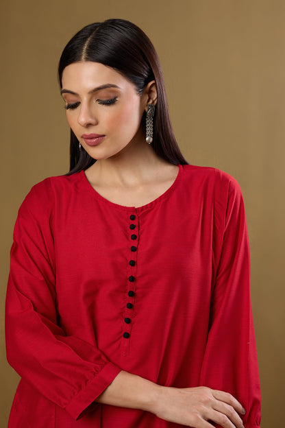 Maati Craft Co-ord Set Sangria Mood & Luxe Threads (Set of 2)