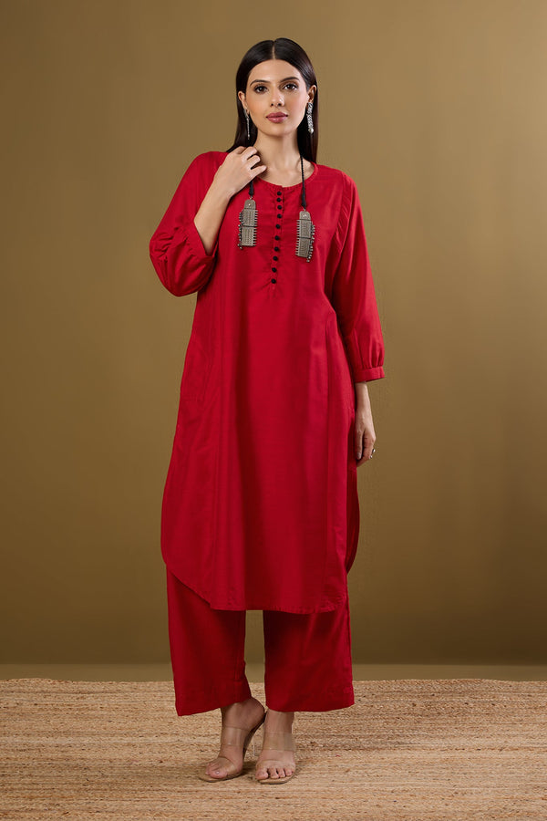 Maati Craft Co-ord Set Sangria Mood & Luxe Threads (Set of 2)