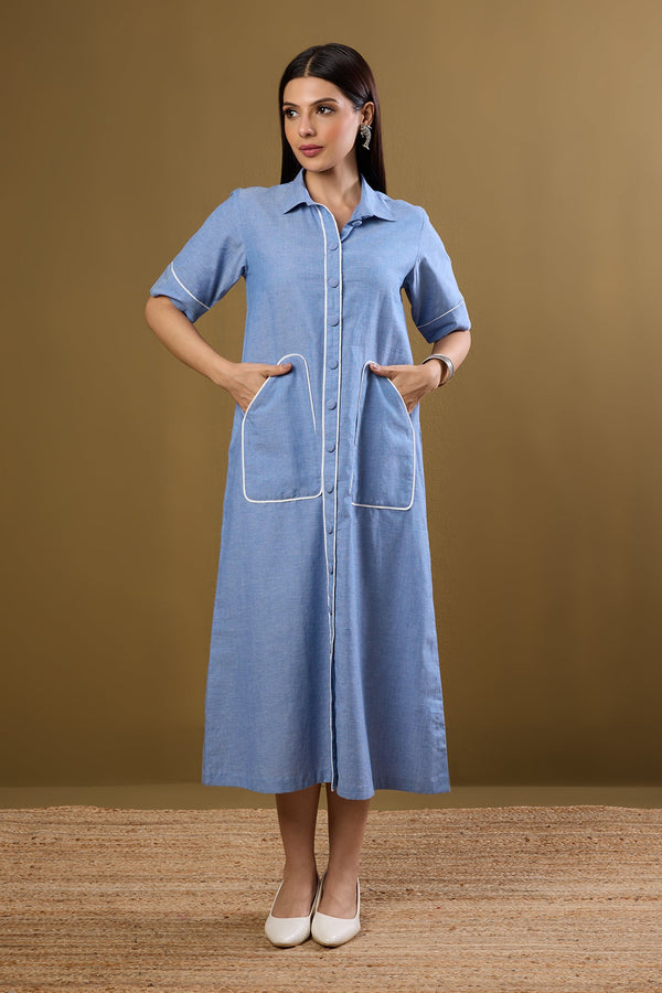 midi dresses with front pockets