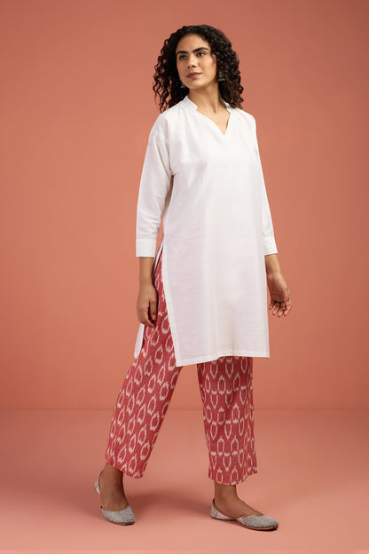 Maati Craft Moonlit Whisper Silk Slub Leisure Tunic