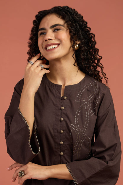 Maati Craft Co-ord Set Earthlit Charm Kurta & Pants