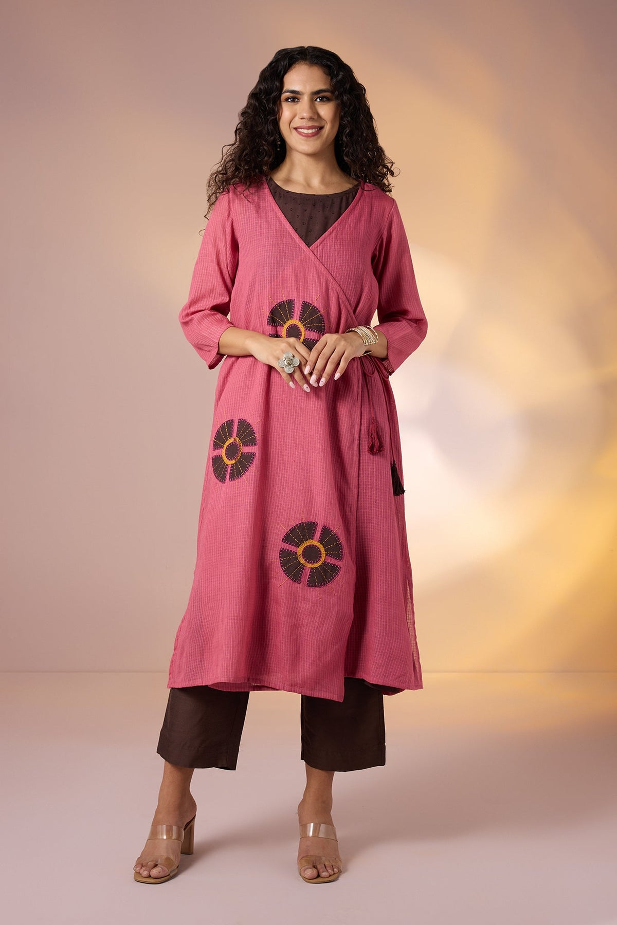 Terra Rosa Angrakha Tie-Up Jacket Mc