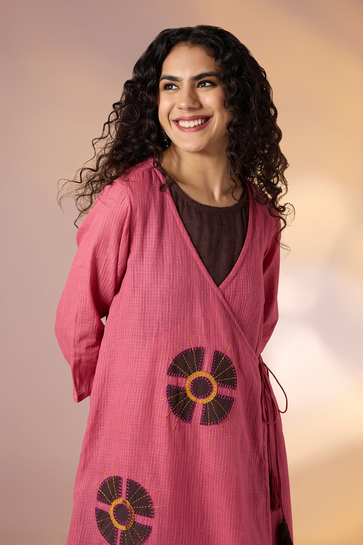 Terra Rosa Angrakha Tie-Up Jacket Mc