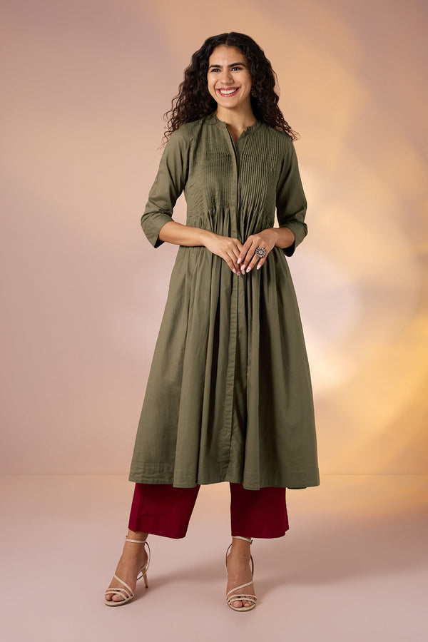 Imperial Grove Infinity Pintuck Dress Mc
