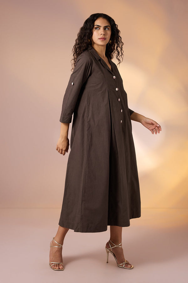 Maati Craft Earth Echo Jumpsuit with Pockets & Collar