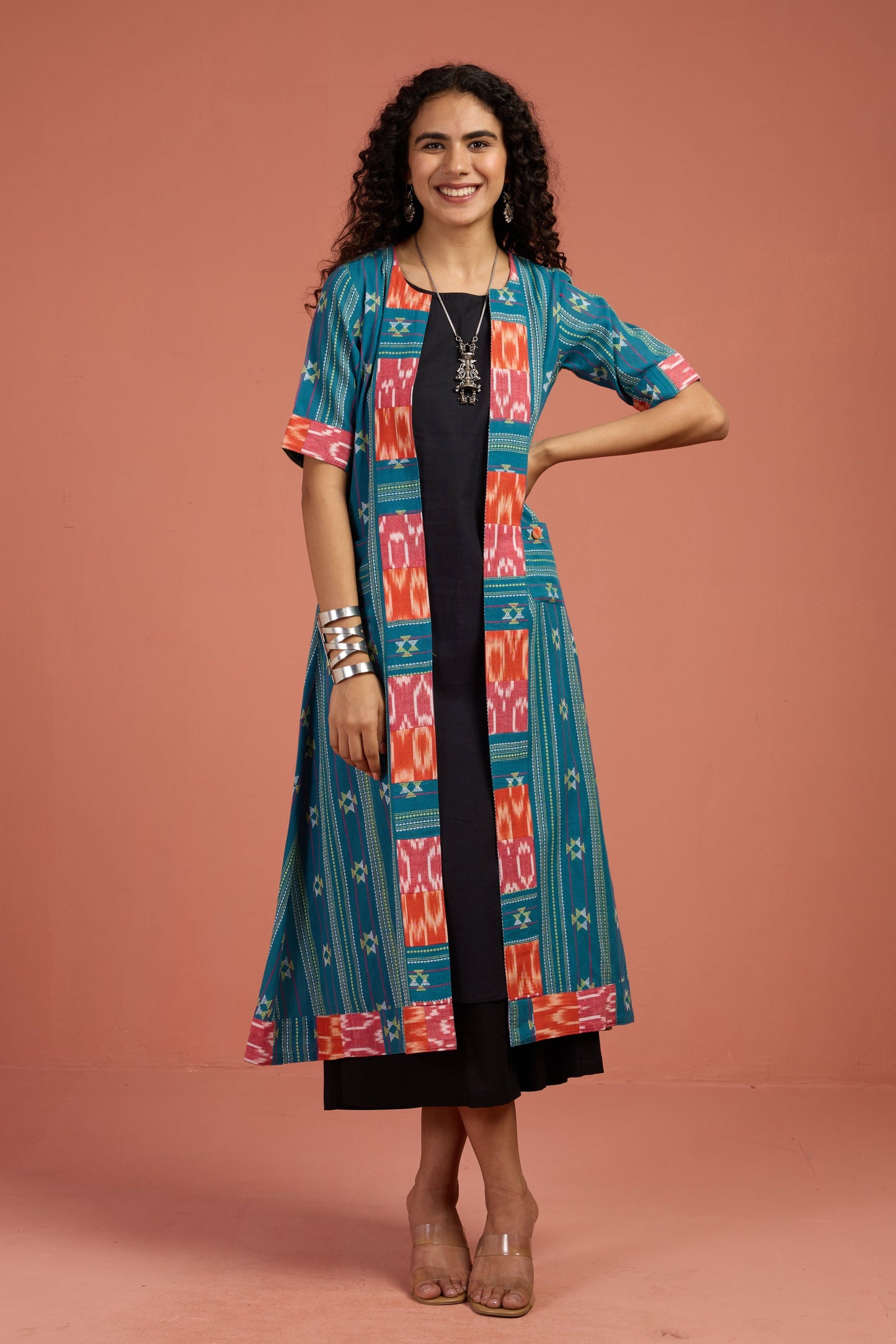 Maati Craft Seabreeze Charm Long Jacket With Pockets (only jacket)