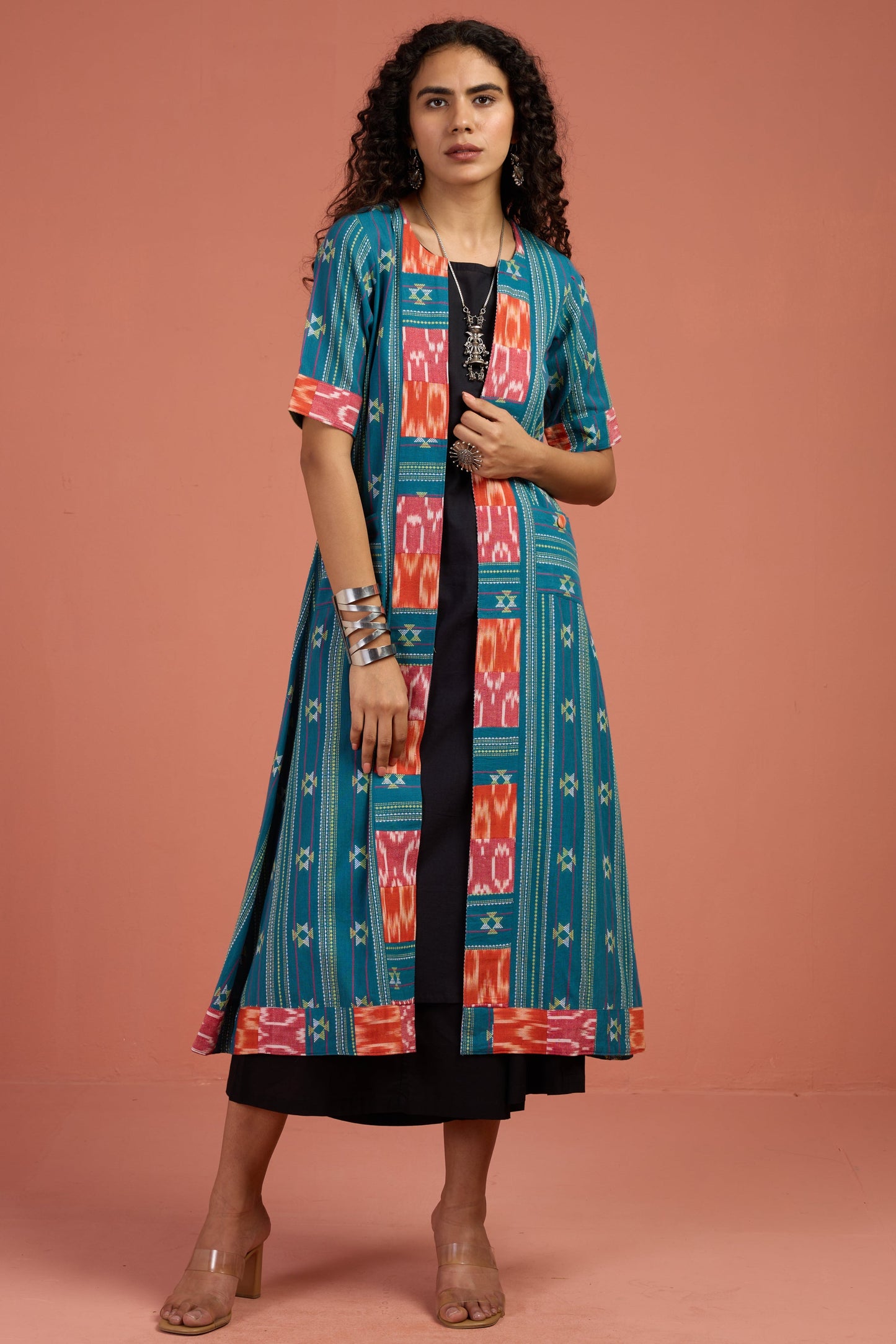 Maati Craft Seabreeze Charm Long Jacket With Pockets (only jacket)