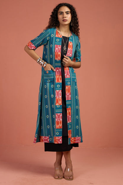 Maati Craft Seabreeze Charm Long Jacket With Pockets (only jacket)