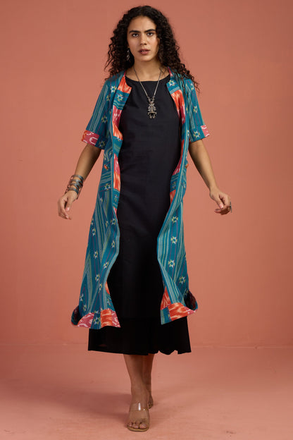 Maati Craft Seabreeze Charm Long Jacket With Pockets (only jacket)