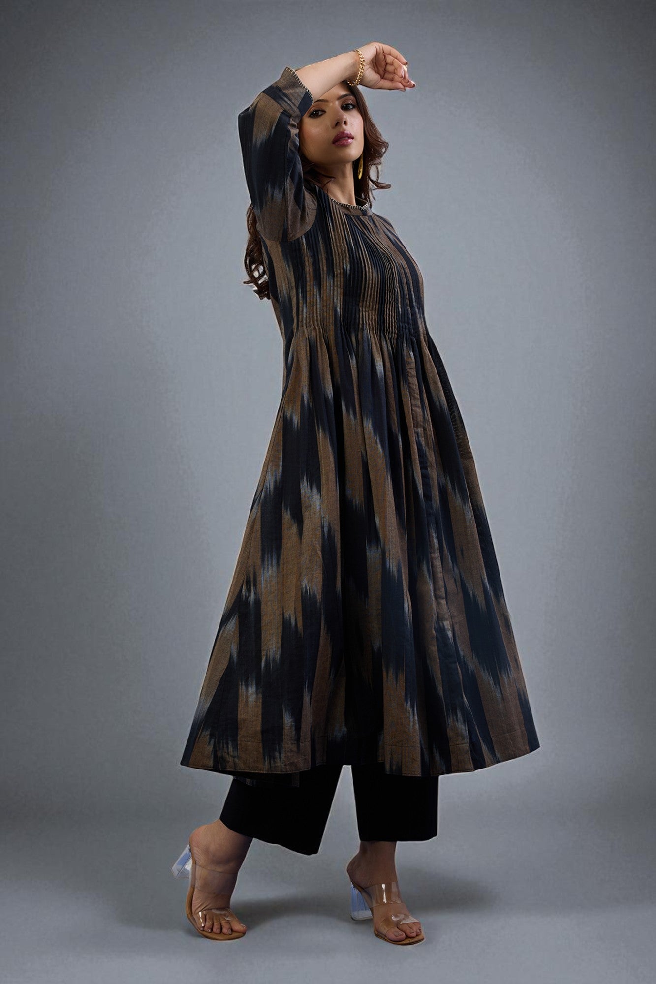 Ashen Loom Infinity Pintuck Dress Mc