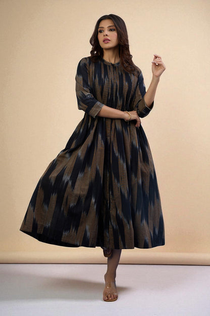 Ashen Loom Infinity Pintuck Dress Mc