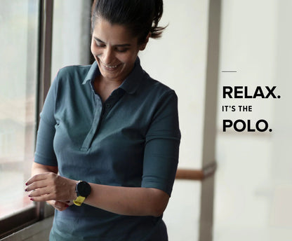 Athlos The Polo Jade Supima Top