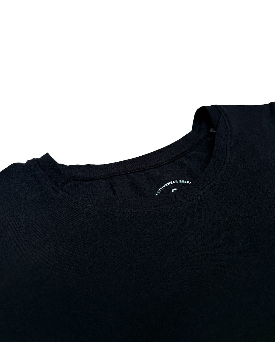 Athlos All-Day Crew Black Bamboo Top