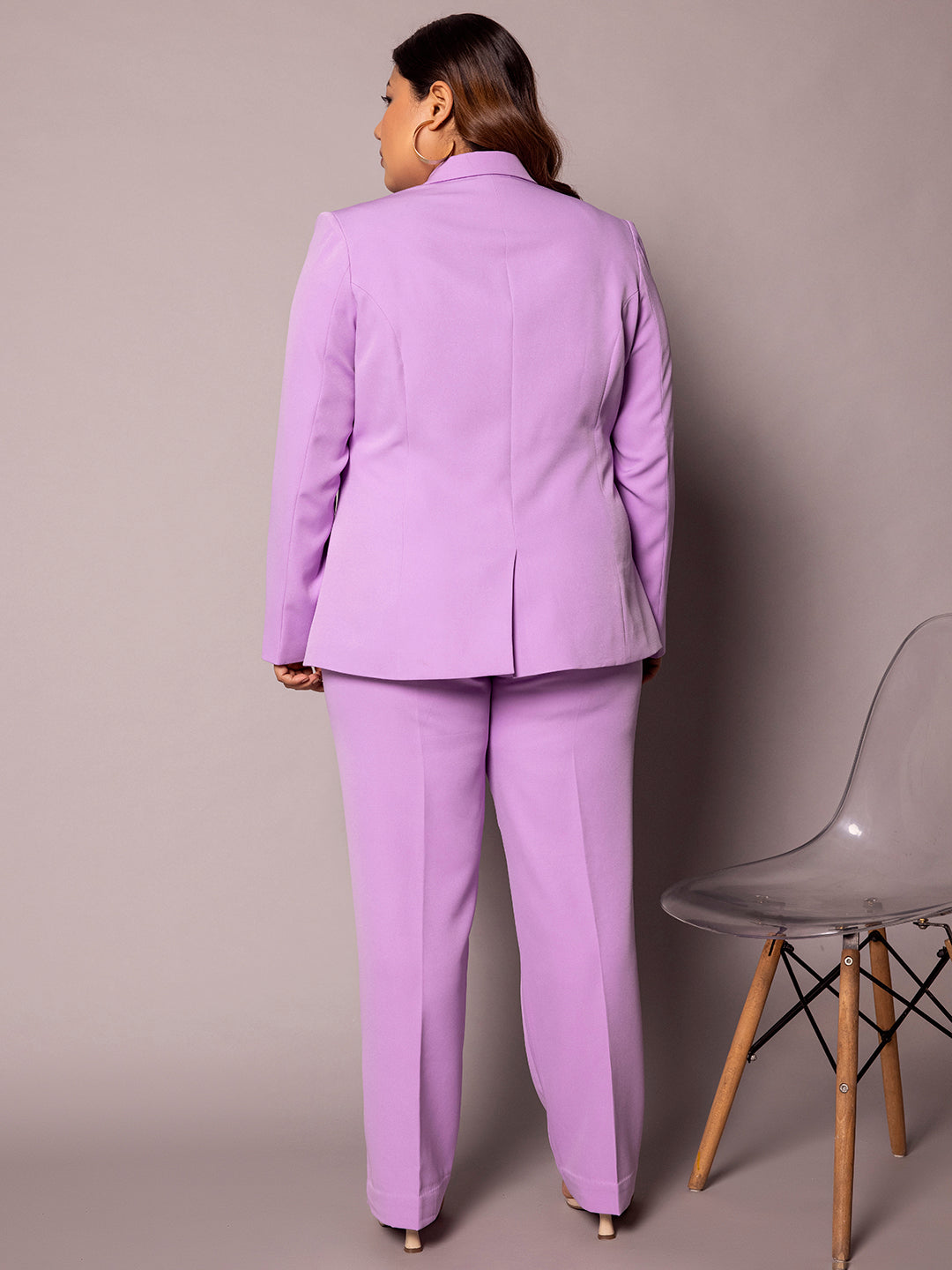 Stretch Pant Suit - Lavender