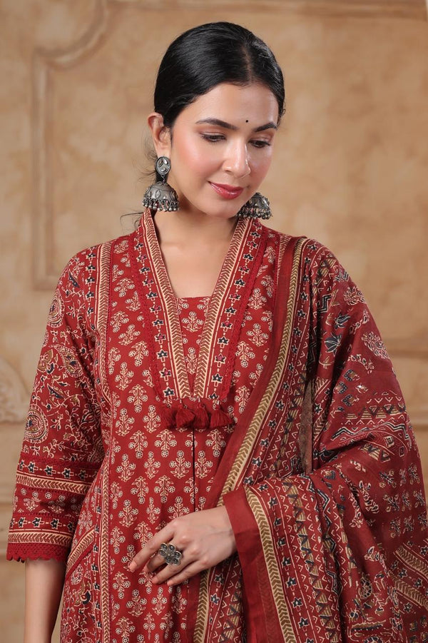 Meeval Ajrakh 3PC Set LP