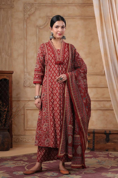 Meeval Ajrakh 3PC Set LP