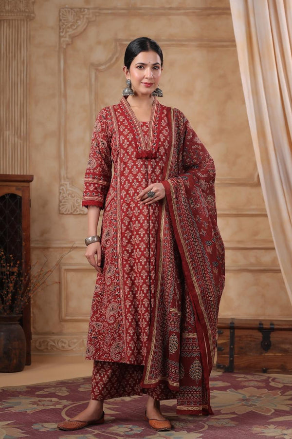 Meeval Ajrakh 3PC Set LP