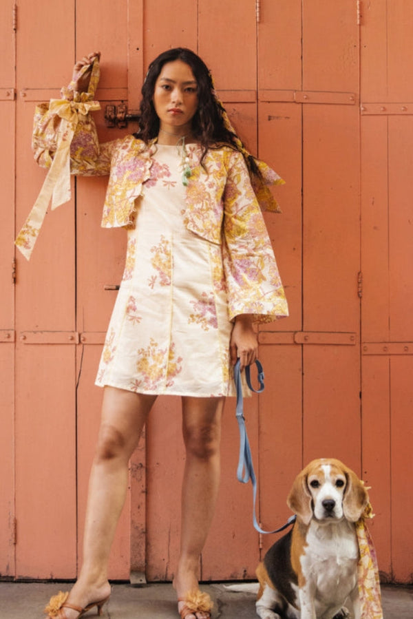 Whimsy Floral Short Dress
