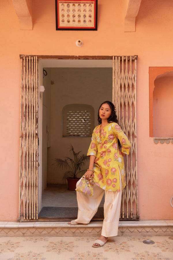 Butterbloom Cotton Kurta Set