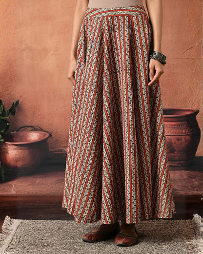 Mastani Hand Block Skirt Bo