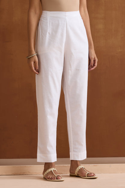 Murraya Blue Marla Ikat Handloom Cotton Kurta Set of 2