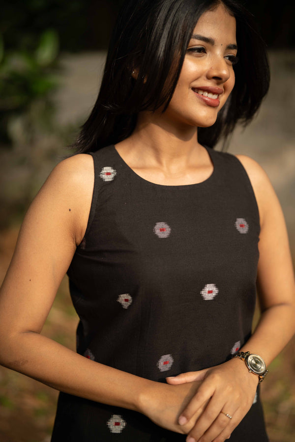 Studio Black Cotton Co-Ord Set- Sleeve Length Can be Customized