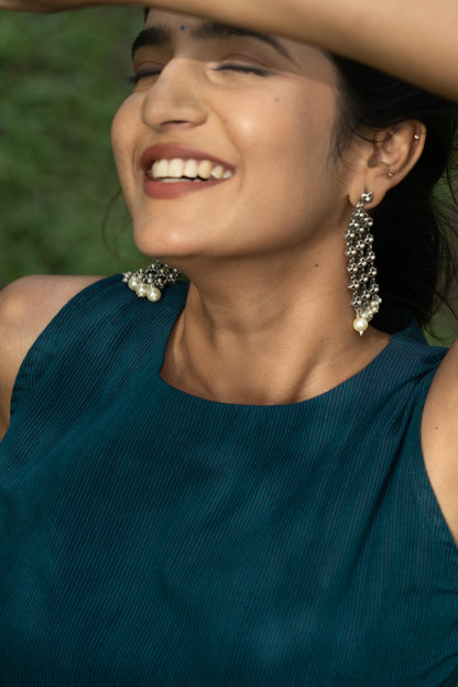 Studio Blue Kadhambari Cotton Top & Dupatta Set