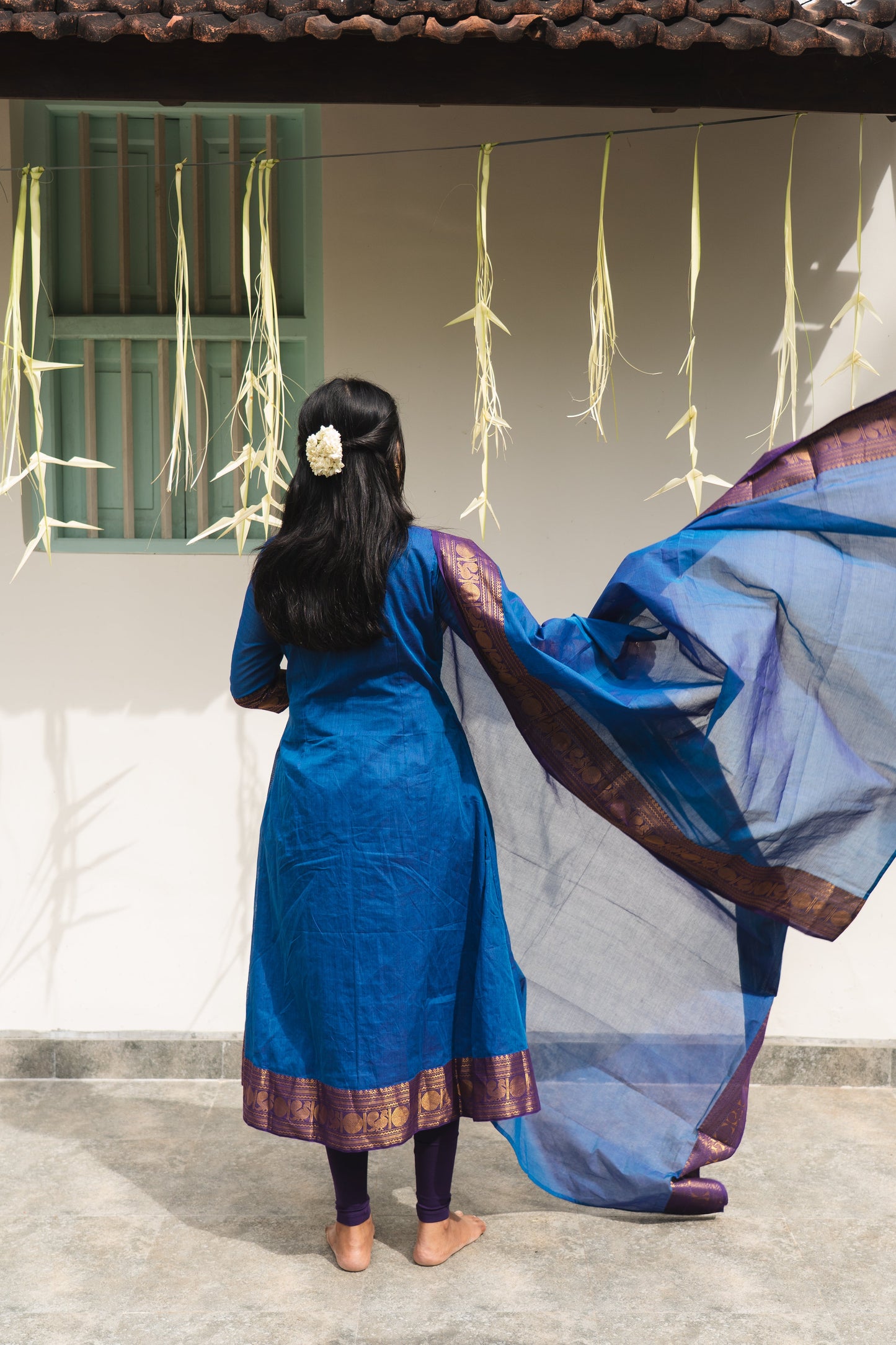 Studio Blue Kanchi Cotton Top & Dupatta