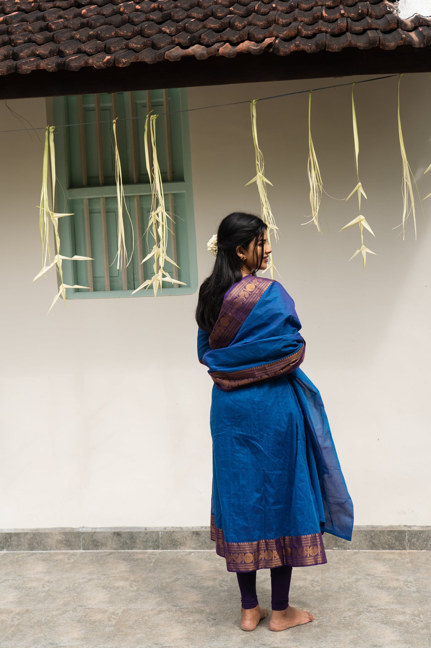 Studio Blue Kanchi Cotton Top & Dupatta