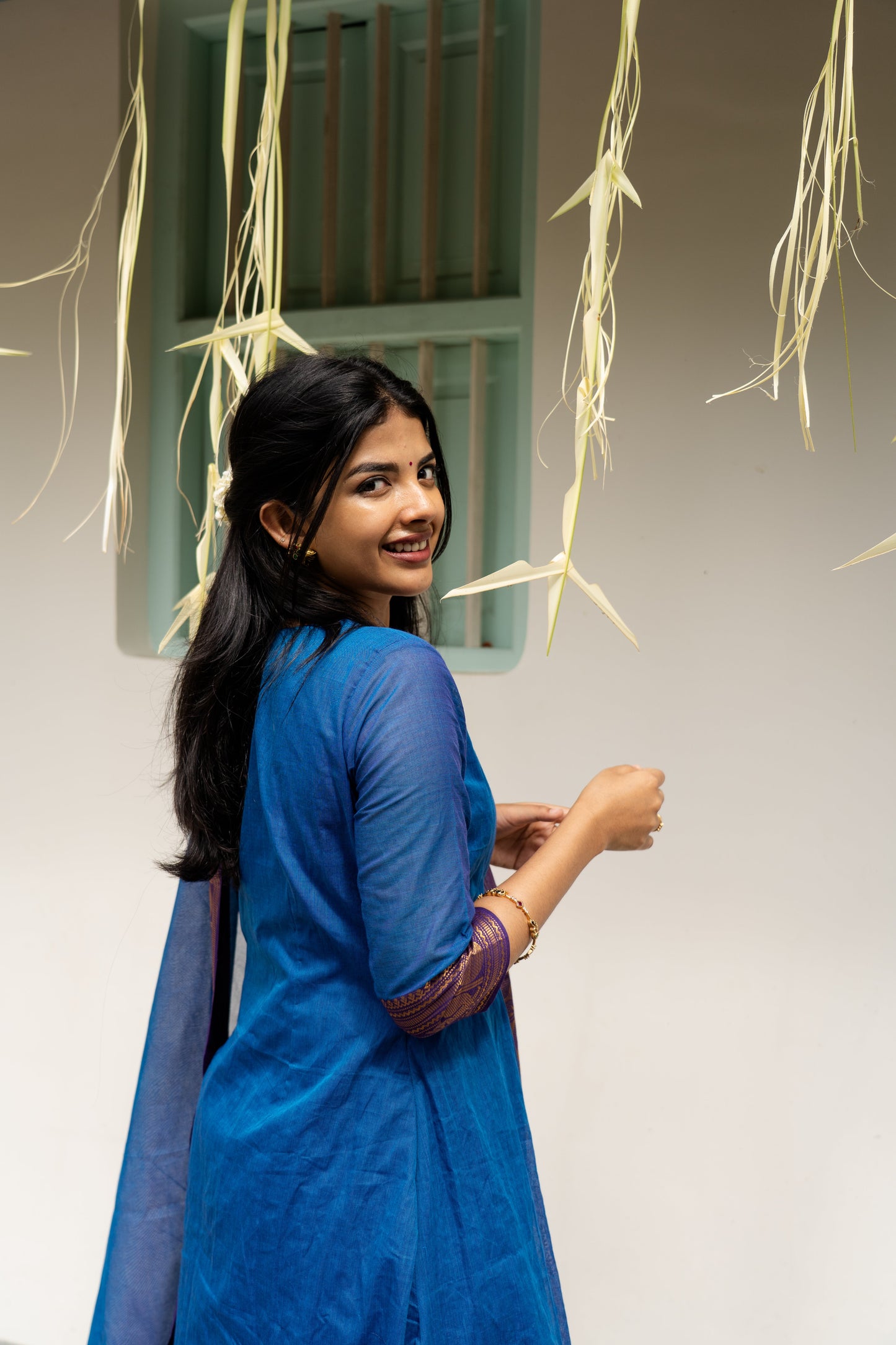 Studio Blue Kanchi Cotton Top & Dupatta